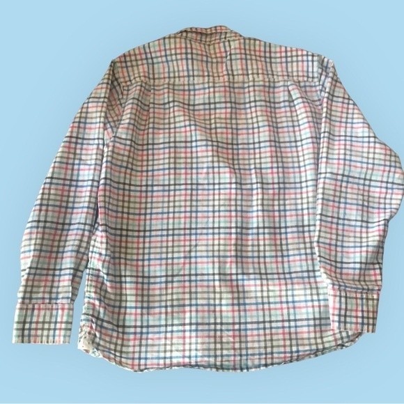 TOMMY BAHAMA Men’s Shirt Multicolored Plaid Long Sleeves Button Up Size M - Picture 5 of 7